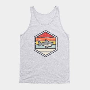 Retro Badge Shark Light Tank Top